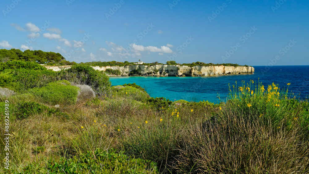 Fototapeta premium Baia Murrune presso Otranto,,Puglia,Italia