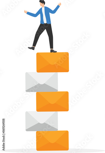 Email management, mail targeting and promotion, email processing, information prioritization or categorization, email communication and message sending, business correspondence,

