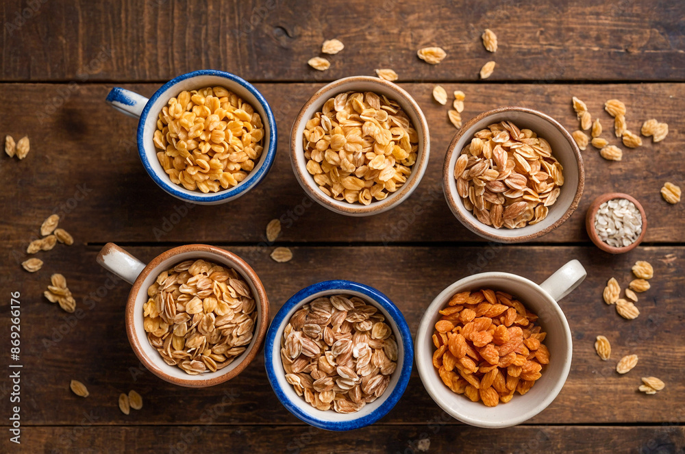 The Perfect Start: Muesli & Berries in Rustic Cups The Perfect Start: Muesli & Berries in Rustic Cups