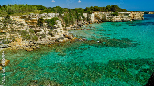 Cala di Grotta Monaca, Otranto,,Puglia,Italia photo