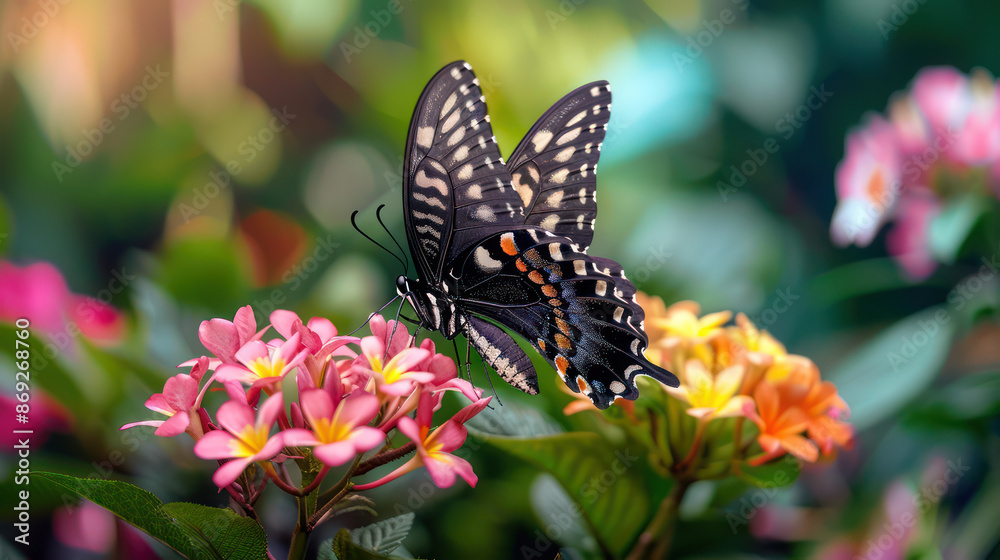 Butterfly Perched on a Colorful Flower in Spring Experience the Delicate Beauty of Nature's Wonders in Full Bloom and Capture the Essence of Springtime Magic with Stunning Imagery Butterfly Perched on a Colorful Flower in Spring Experience the Delicate Beauty of Nature's Wonders in Full Bloom and Capture the Essence of Springtime Magic with Stunning Imagery