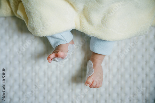 1-month-old newborn girl