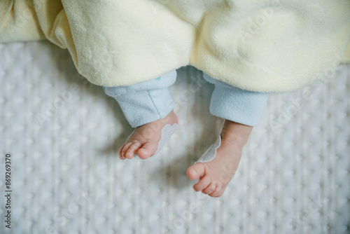1-month-old newborn girl