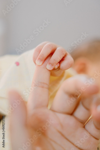 1-month-old newborn girl