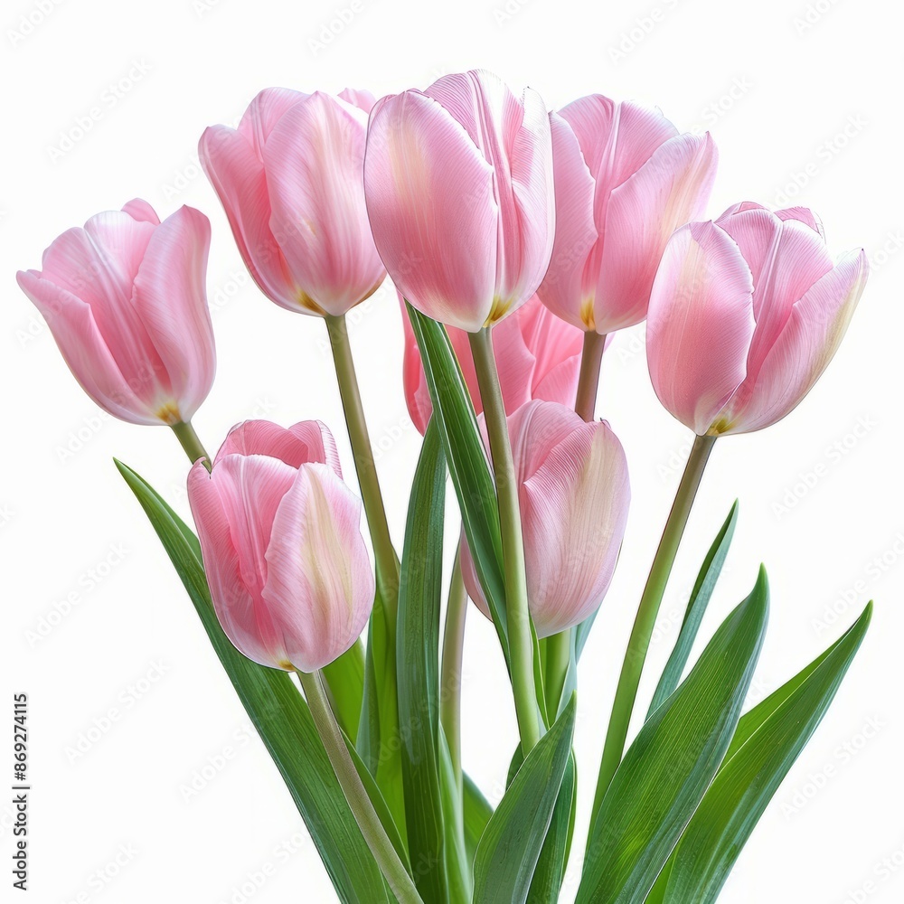 Fototapeta premium Vase Filled With Pink Flowers on Table