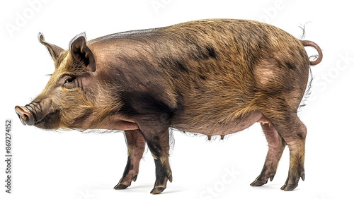 pig isolate on white background