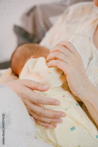 1-month-old newborn girl