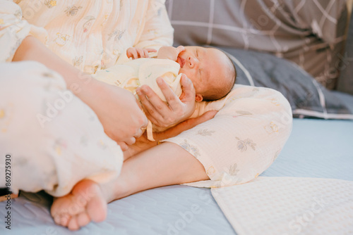 1-month-old newborn girl