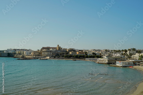 Obraz na płótnie Panorama di Otranto,,Puglia,Italia w salonie
