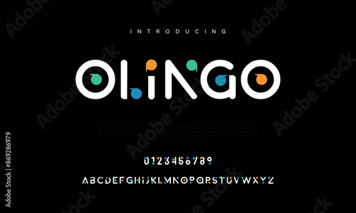 Olingo modern creative minimal alphabet small letter logo design