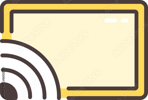 Tablet line icon
