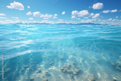 Ocean backgrounds underwater outdoors. 