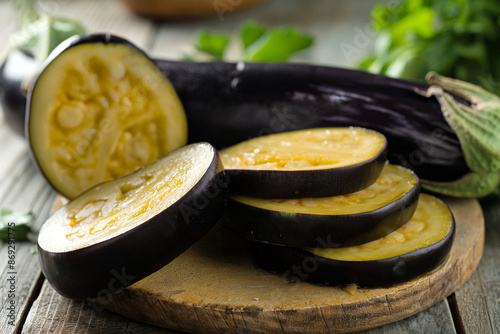 eggplant and zucchini photo