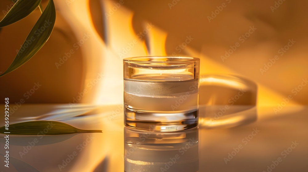 Fragrance Gel modern jar calming scent sleek warm light Fragrance Gel modern jar calming scent sleek warm light