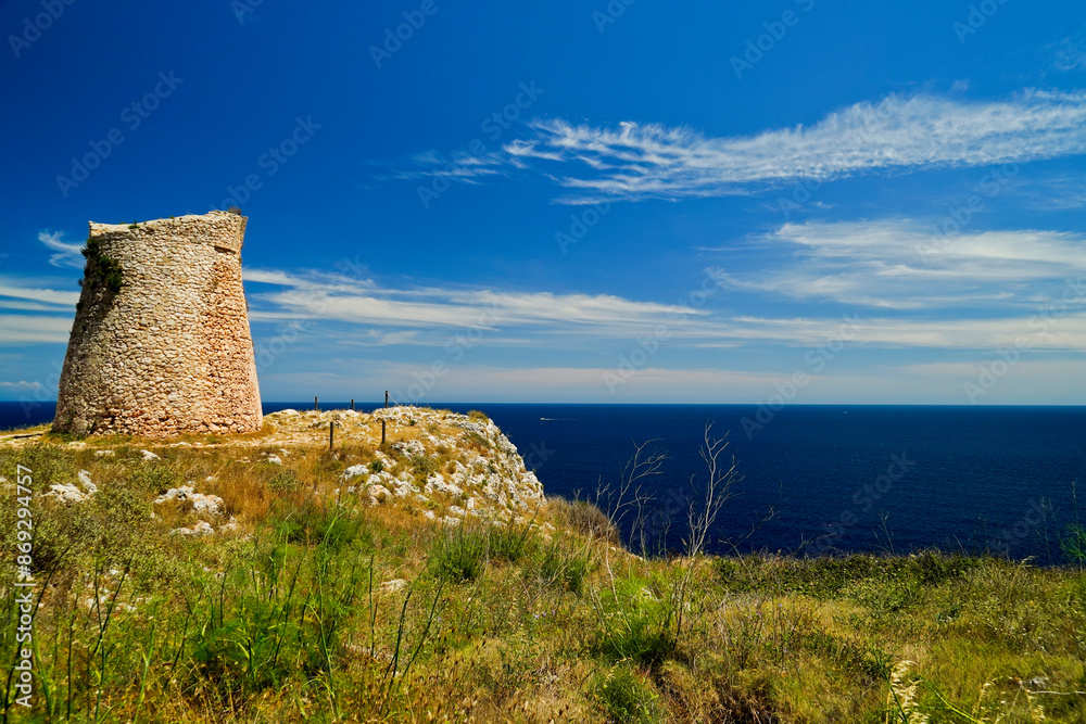 Torre Minervino,Porto Badisco, Otranto,Puglia,Italia Torre Minervino,Porto Badisco, Otranto,Puglia,Italia