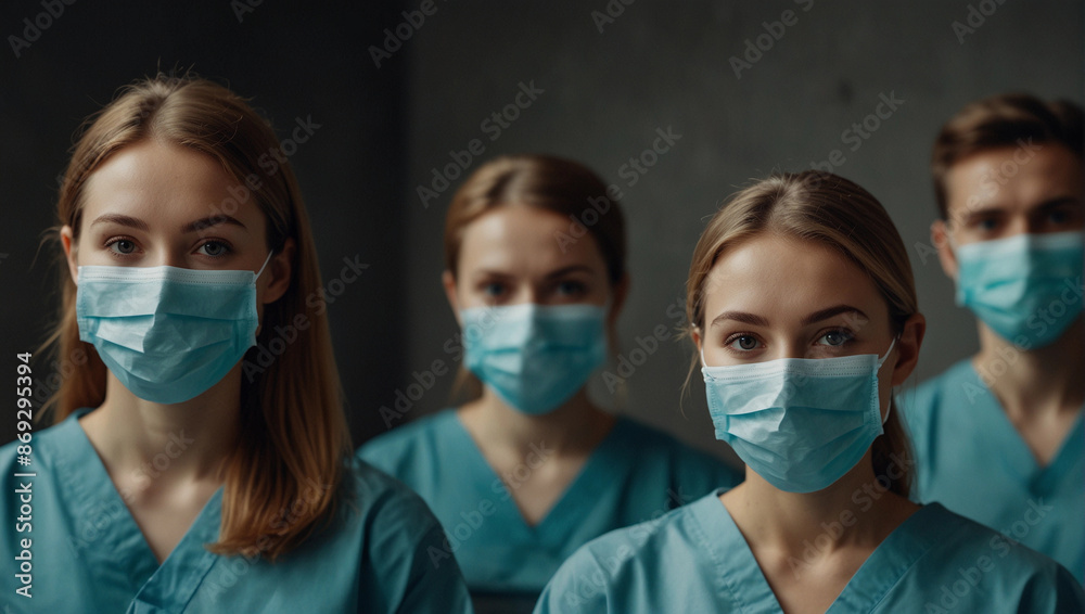 Confident expert doctor in modern hospital in uniforn, Generative AI Confident expert doctor in modern hospital in uniforn, Generative AI