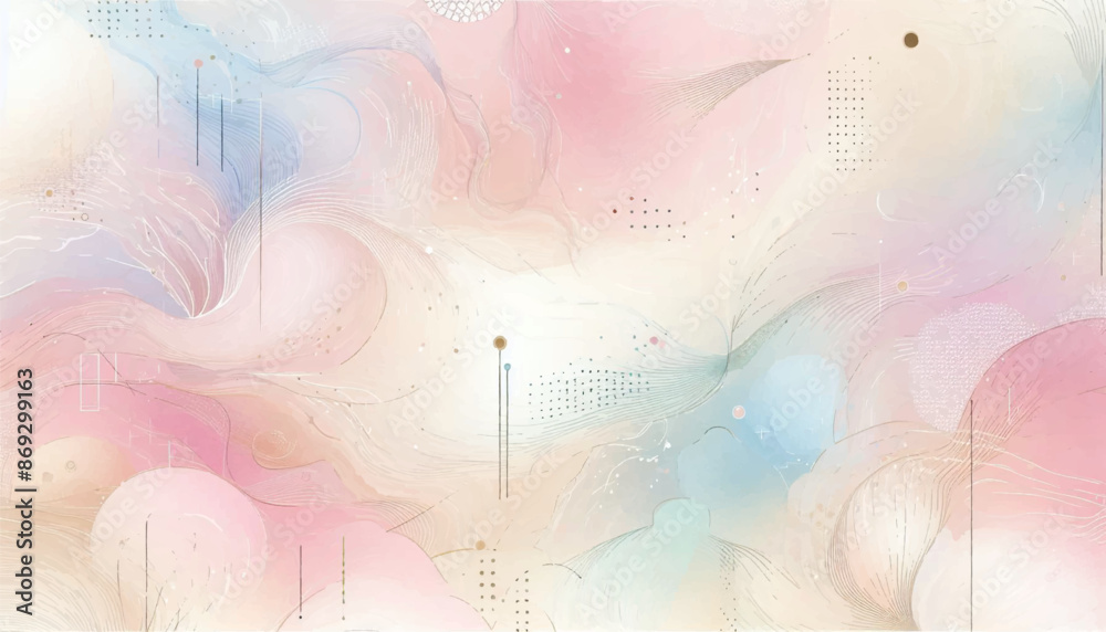 A gentle seamless background in pastel tones with light effects, soft textures, and delicate geometric patterns A gentle seamless background in pastel tones with light effects, soft textures, and delicate geometric patterns
