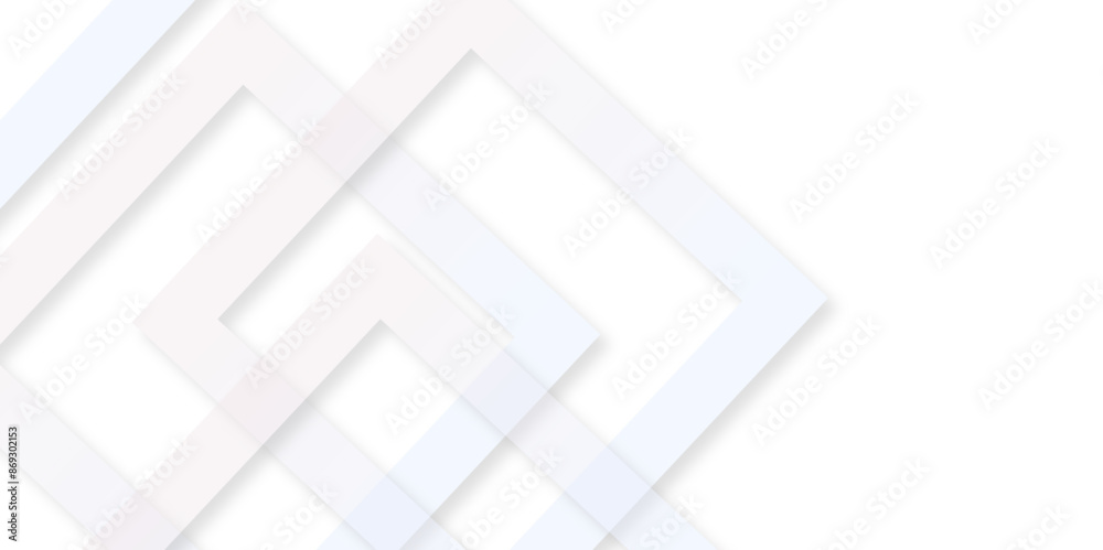 White abstract geometric background with white paper sheets soars as abstract spaces with rectangles, parallel stripes, perspective, shadows in simple strict modern material in triangle and square. White abstract geometric background with white paper sheets soars as abstract spaces with rectangles, parallel stripes, perspective, shadows in simple strict modern material in triangle and square.