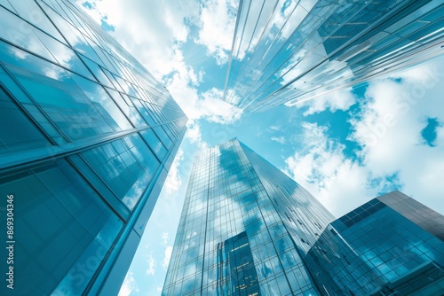 A view of Societe Generale's headquarter (SG) in La Defense district. Societe Generale is a French multinational banking and financial services company. PARIS, FRANCE. November 12, 2014.