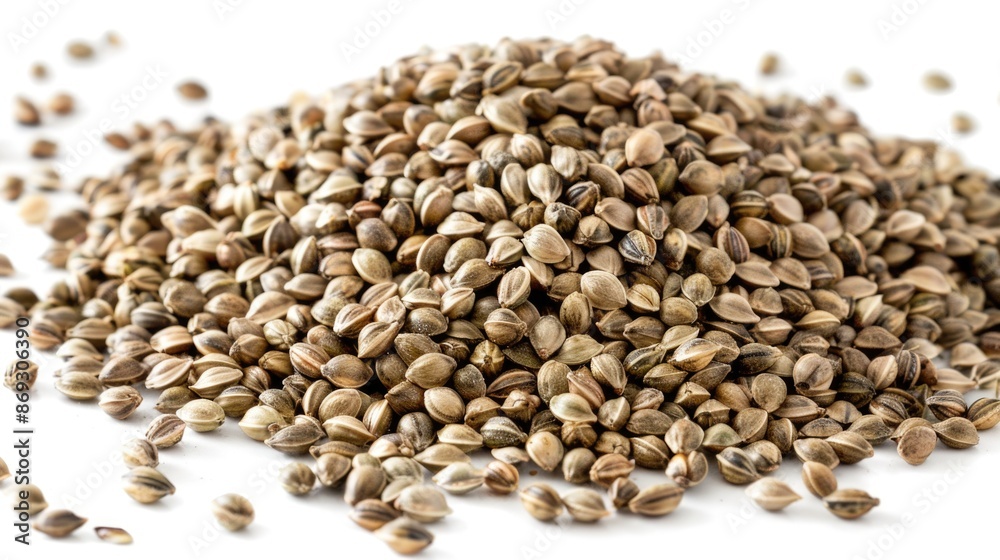 A compact arrangement of seeds on a white surface A compact arrangement of seeds on a white surface