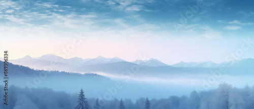 Misty Mountain Morning