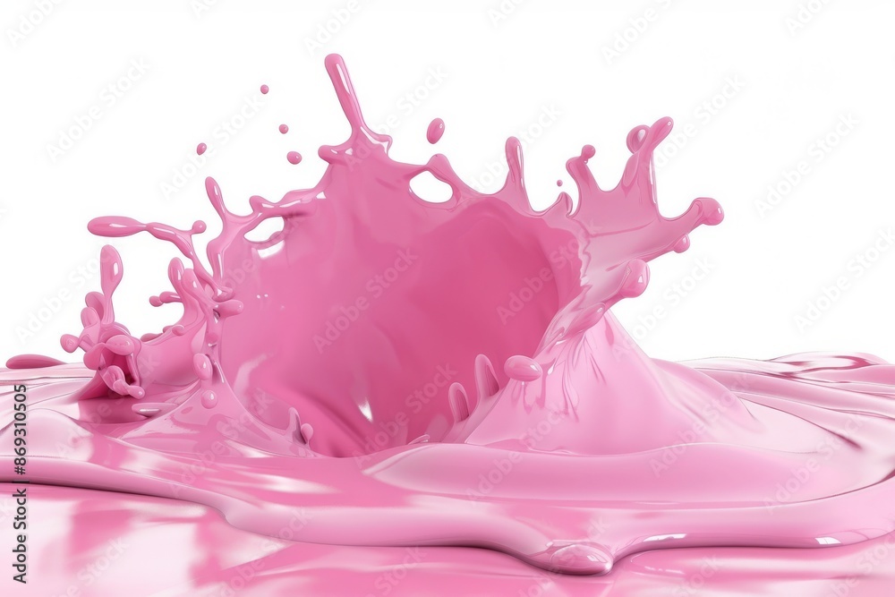 In this image you can see strawberry milk swirl splash with bubbles, pink liquid wave in water, yogurt milk shake splash, lips cream or lotion in cosmetic form. In this image you can see strawberry milk swirl splash with bubbles, pink liquid wave in water, yogurt milk shake splash, lips cream or lotion in cosmetic form.