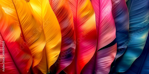 Luxury gold, blue , green and magenta colored colorful leaves pattern background, elegant leaves texture, elegant leaves background,  leaves texture wallpaper