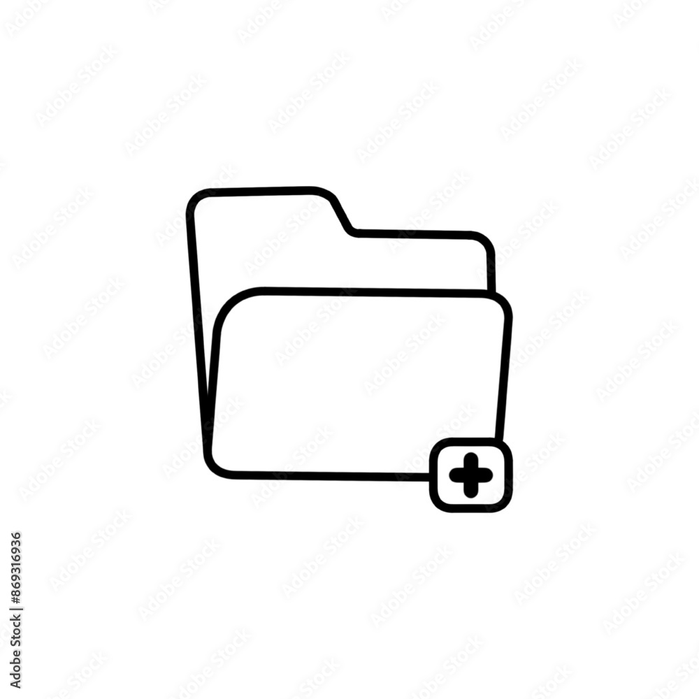 Vector Icon of Folder. Add Folder Icon. Expand Folder Icon. Add New folder Icon. Vector Icon of Folder. Add Folder Icon. Expand Folder Icon. Add New folder Icon.