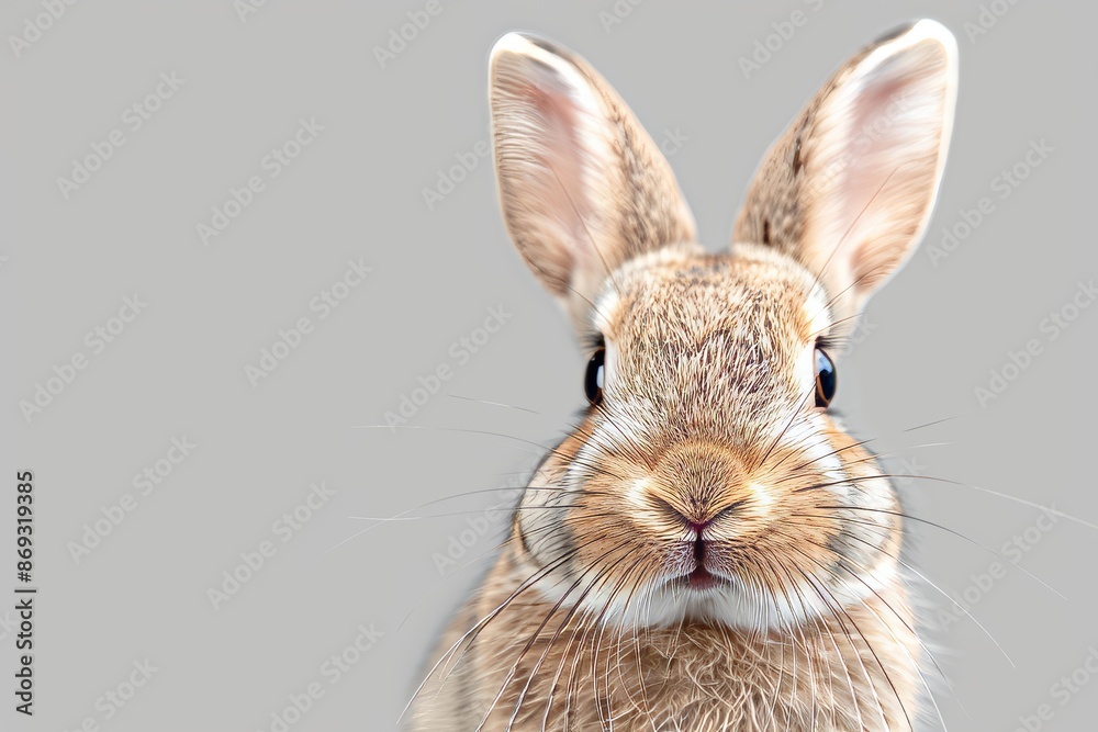 A cute rabbit running on the floor, a fluffy bunny sniffing and a studio portrait isolated on transparent png background. A cute rabbit running on the floor, a fluffy bunny sniffing and a studio portrait isolated on transparent png background.
