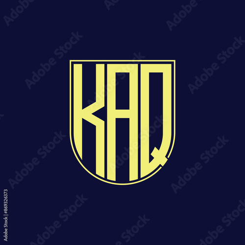 kaq letter logo design photo