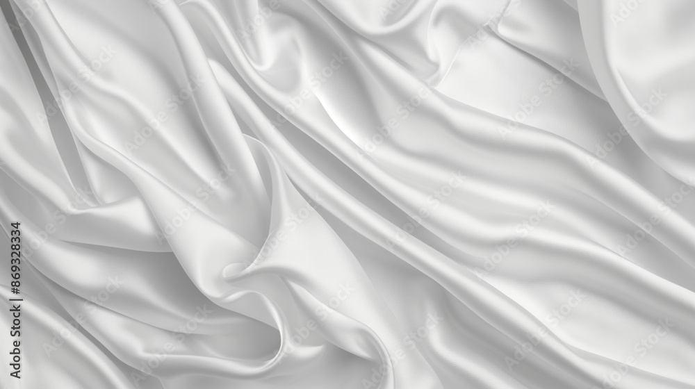 Obraz premium white silk background