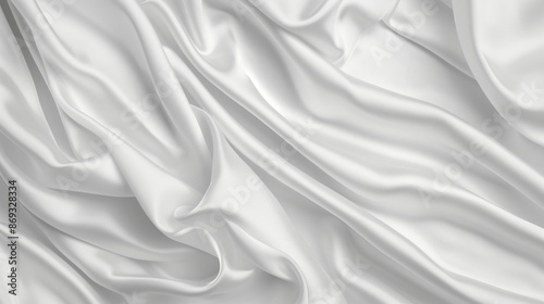 white silk background