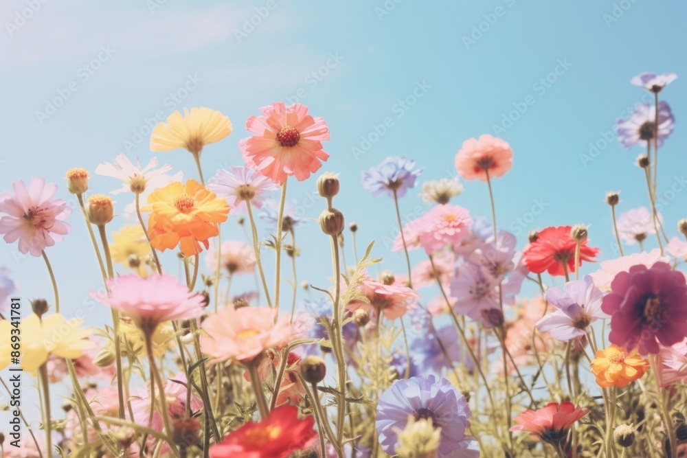 Obraz premium Flowers outdoors blossom nature.