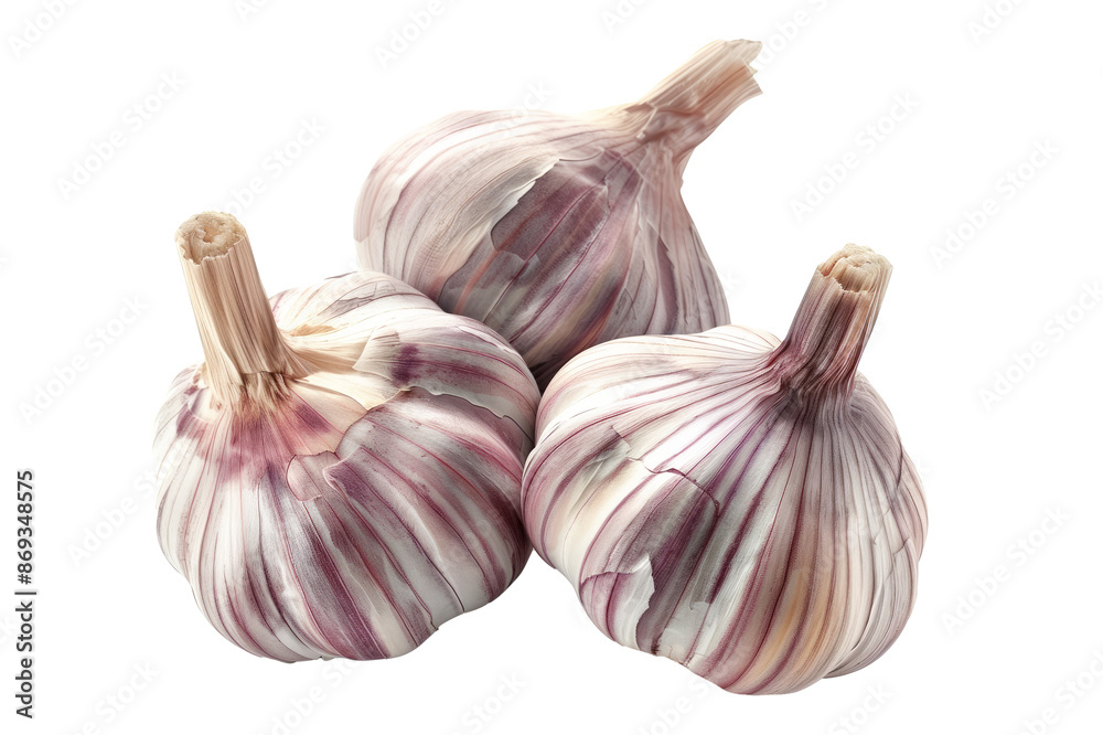 Ripe creole garlic bulb isolated on a white background. Ripe creole garlic bulb isolated on a white background.