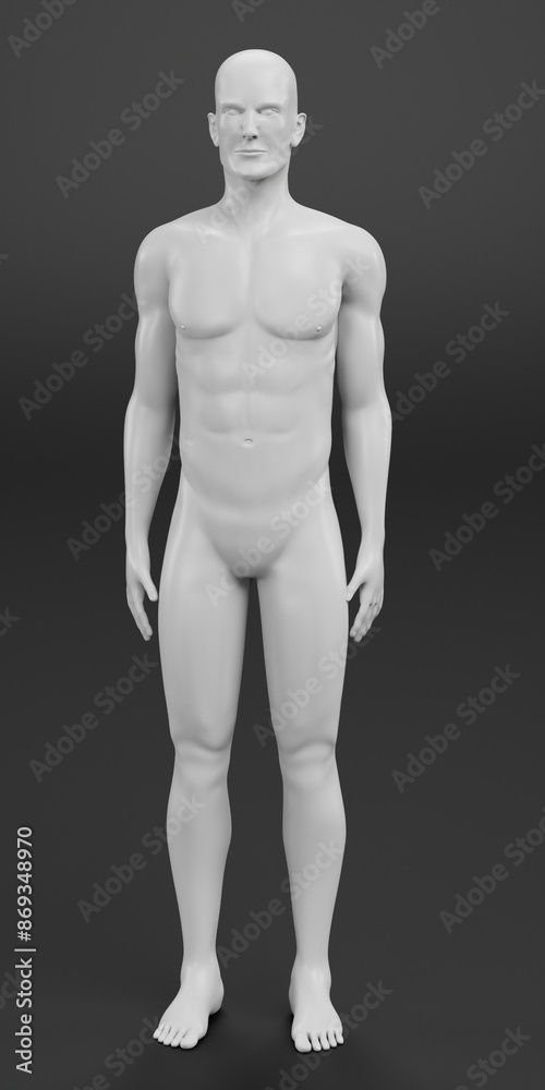 Realistic 3D Render of Dummy