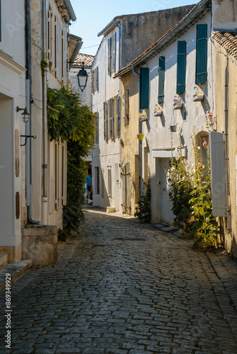 Traditional French village street