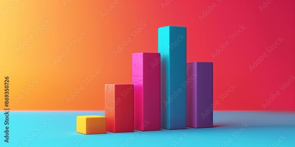 Create a dynamic animation of a rising bar graph illustrating financial trends from an eye-level angle, blending modern animation styles with leadership principles Create a dynamic animation of a rising bar graph illustrating financial trends from an eye-level angle, blending modern animation styles with leadership principles