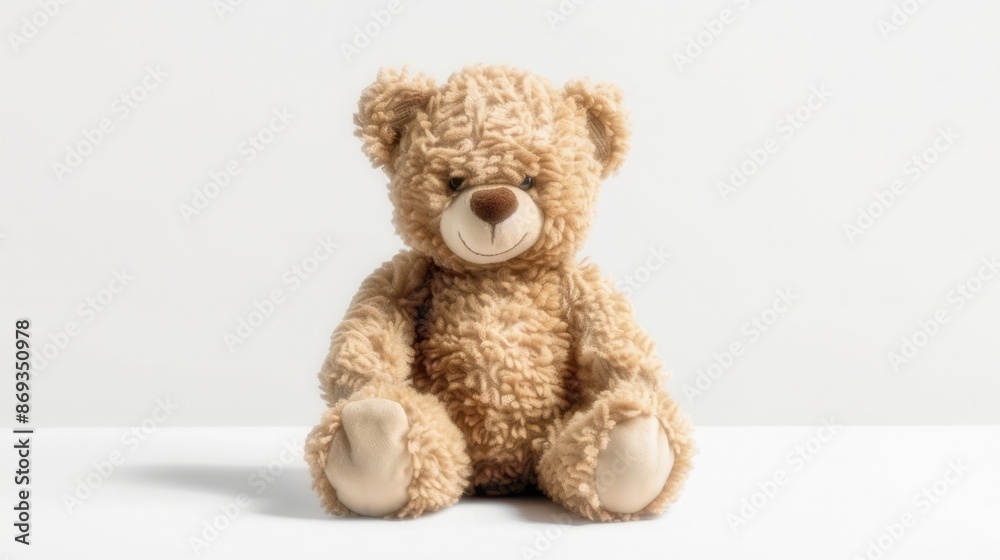 Soft toy bear on a white background. photography Soft toy bear on a white background. photography