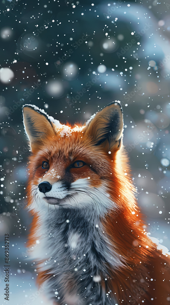 Fox in the snow Fox in the snow