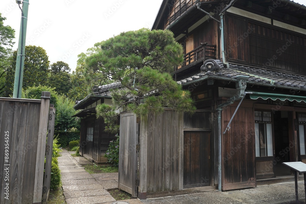 Obraz premium 昔の日本の建築 