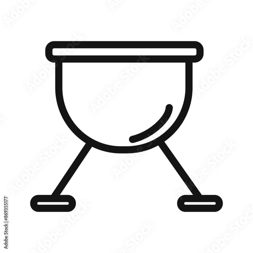 brazier icon mark in filled style