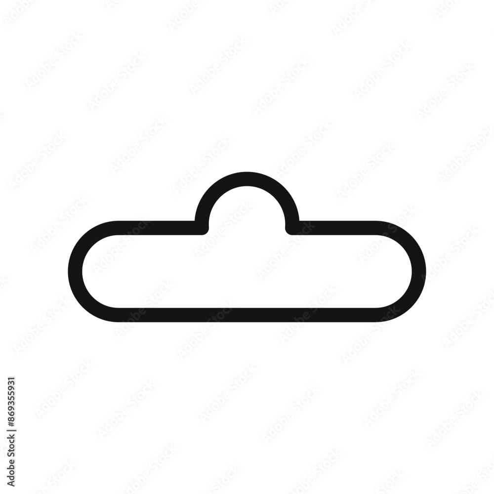 Euro hook icon mark in filled style