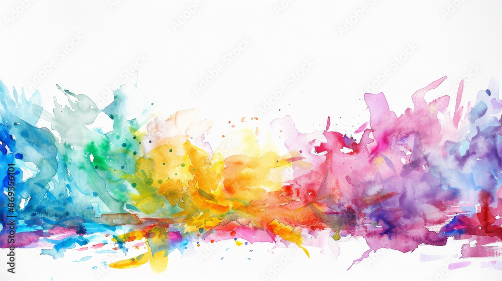 Fototapeta premium abstract watercolor background with copy space.