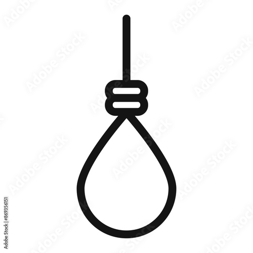 gallows icon mark in filled style