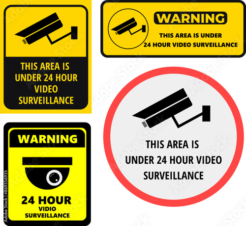 security camera sign