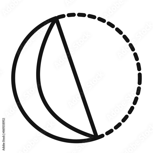 peel off sticker icon mark in filled style