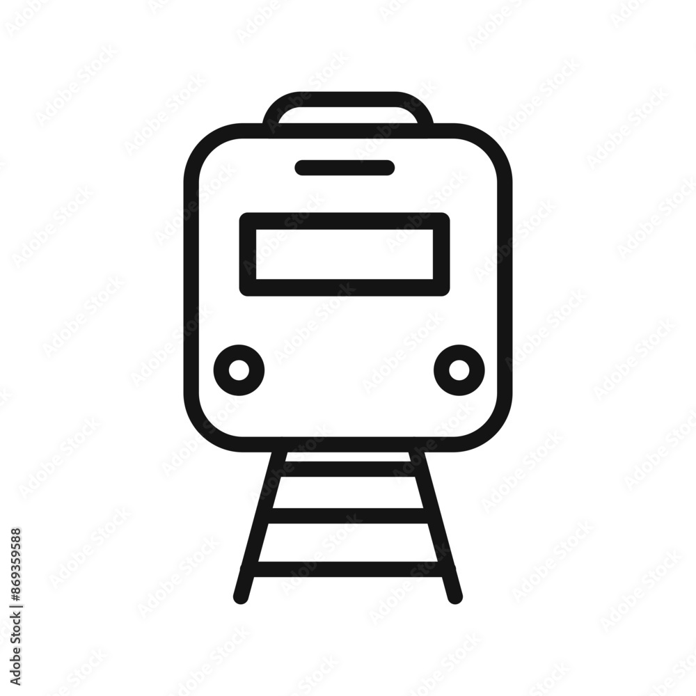 subway icon mark in filled style subway icon mark in filled style
