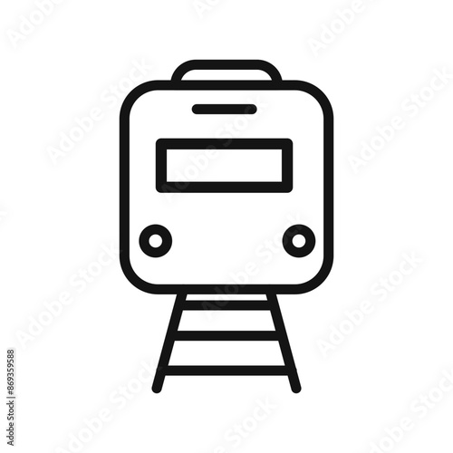 subway icon mark in filled style