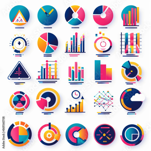 Wallpaper Mural set of icons for web design Torontodigital.ca
