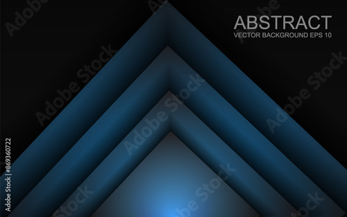 Abstract background with geometric panels, futuristic banner concept, modern wallpaper, vector.